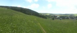 Archiv Foto Webcam Oberwiesenthal - Blick auf Skihang und Ort 11:00