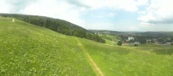 Archiv Foto Webcam Oberwiesenthal - Blick auf Skihang und Ort 13:00