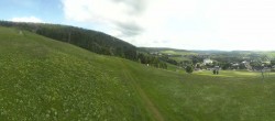 Archiv Foto Webcam Oberwiesenthal - Blick auf Skihang und Ort 09:00