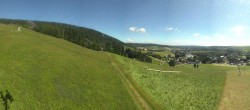 Archiv Foto Webcam Oberwiesenthal - Blick auf Skihang und Ort 09:00