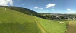 Archiv Foto Webcam Oberwiesenthal - Blick auf Skihang und Ort 11:00