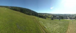 Archiv Foto Webcam Oberwiesenthal - Blick auf Skihang und Ort 07:00