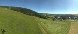 Archiv Foto Webcam Oberwiesenthal - Blick auf Skihang und Ort 09:00