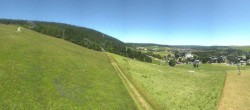 Archiv Foto Webcam Oberwiesenthal - Blick auf Skihang und Ort 11:00