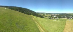 Archiv Foto Webcam Oberwiesenthal - Blick auf Skihang und Ort 13:00