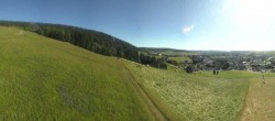 Archiv Foto Webcam Oberwiesenthal - Blick auf Skihang und Ort 07:00