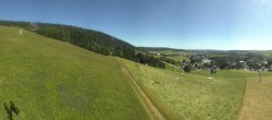 Archiv Foto Webcam Oberwiesenthal - Blick auf Skihang und Ort 09:00
