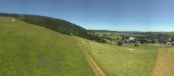 Archiv Foto Webcam Oberwiesenthal - Blick auf Skihang und Ort 11:00