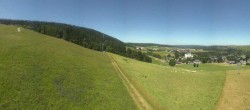 Archiv Foto Webcam Oberwiesenthal - Blick auf Skihang und Ort 13:00