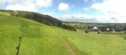 Archiv Foto Webcam Oberwiesenthal - Blick auf Skihang und Ort 09:00