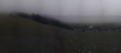 Archiv Foto Webcam Oberwiesenthal - Blick auf Skihang und Ort 19:00