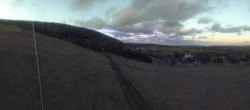 Archiv Foto Webcam Oberwiesenthal - Blick auf Skihang und Ort 17:00