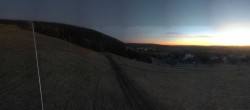 Archiv Foto Webcam Oberwiesenthal - Blick auf Skihang und Ort 05:00
