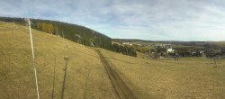 Archiv Foto Webcam Oberwiesenthal - Blick auf Skihang und Ort 09:00