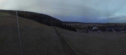 Archiv Foto Webcam Oberwiesenthal - Blick auf Skihang und Ort 17:00
