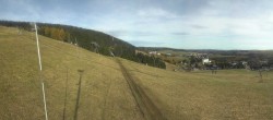 Archiv Foto Webcam Oberwiesenthal - Blick auf Skihang und Ort 09:00