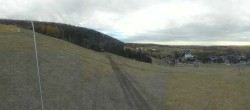 Archiv Foto Webcam Oberwiesenthal - Blick auf Skihang und Ort 13:00