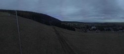 Archiv Foto Webcam Oberwiesenthal - Blick auf Skihang und Ort 17:00