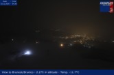 Archived image Webcam View To Brunico, Plan De Corones 03:00