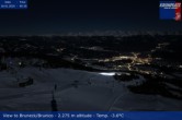 Archiv Foto Webcam Blick auf Bruneck, Kronplatz 23:00