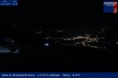 Archived image Webcam View To Brunico, Plan De Corones 23:00