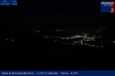 Archived image Webcam View To Brunico, Plan De Corones 01:00