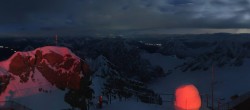 Archived image Webcam Panoramic View Zugspitze 22:00