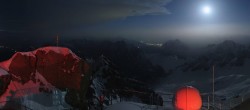 Archiv Foto Webcam Zugspitze: Panoramablick vom Gipfel 04:00