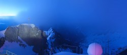 Archiv Foto Webcam Zugspitze: Panoramablick vom Gipfel 03:00