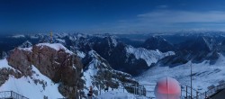 Archived image Webcam Panoramic View Zugspitze 01:00