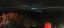 Archiv Foto Webcam Zugspitze: Panoramablick vom Gipfel 17:00