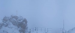 Archiv Foto Webcam Zugspitze: Panoramablick vom Gipfel 07:00