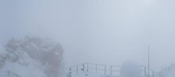 Archiv Foto Webcam Zugspitze: Panoramablick vom Gipfel 09:00