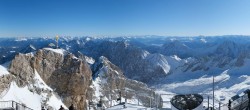 Archiv Foto Webcam Zugspitze: Panoramablick vom Gipfel 11:00