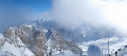 Archiv Foto Webcam Zugspitze: Panoramablick vom Gipfel 11:00