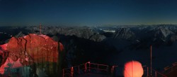 Archived image Webcam Panoramic View Zugspitze 23:00