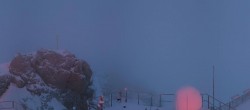 Archiv Foto Webcam Zugspitze: Panoramablick vom Gipfel 01:00