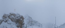 Archiv Foto Webcam Zugspitze: Panoramablick vom Gipfel 07:00