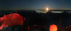 Archived image Webcam Panoramic View Zugspitze 01:00