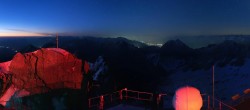 Archiv Foto Webcam Zugspitze: Panoramablick vom Gipfel 03:00