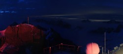 Archiv Foto Webcam Zugspitze: Panoramablick vom Gipfel 03:00