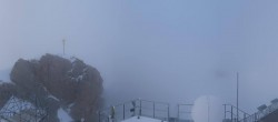 Archiv Foto Webcam Zugspitze: Panoramablick vom Gipfel 05:00