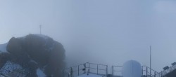 Archiv Foto Webcam Zugspitze: Panoramablick vom Gipfel 07:00