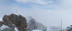Archiv Foto Webcam Zugspitze: Panoramablick vom Gipfel 11:00