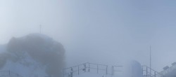 Archiv Foto Webcam Zugspitze: Panoramablick vom Gipfel 06:00