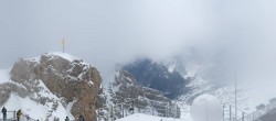 Archiv Foto Webcam Zugspitze: Panoramablick vom Gipfel 11:00