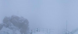 Archiv Foto Webcam Zugspitze: Panoramablick vom Gipfel 05:00