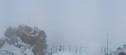Archiv Foto Webcam Zugspitze: Panoramablick vom Gipfel 13:00