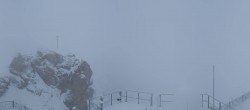 Archiv Foto Webcam Zugspitze: Panoramablick vom Gipfel 17:00