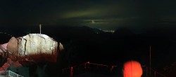 Archiv Foto Webcam Zugspitze: Panoramablick vom Gipfel 23:00